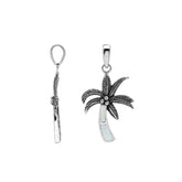AP-6353-MOP Sterling Silver Pendant with Mother of Pearl Jewelry Bali Designs Inc